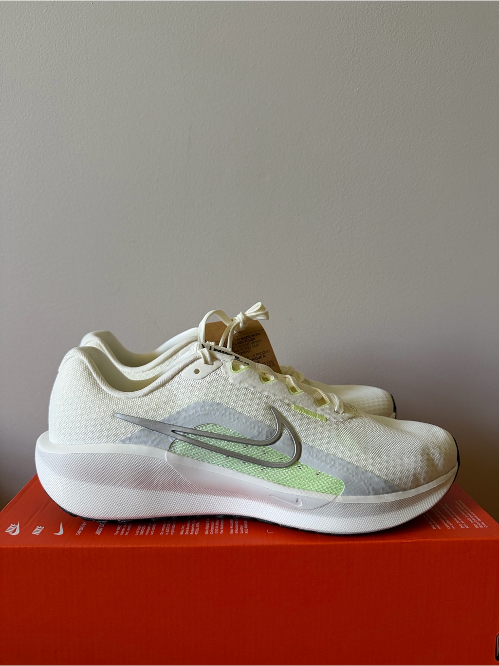 Nike Downshifter 13 Metallic Silver Fd6476-106 Women’s Size 12
